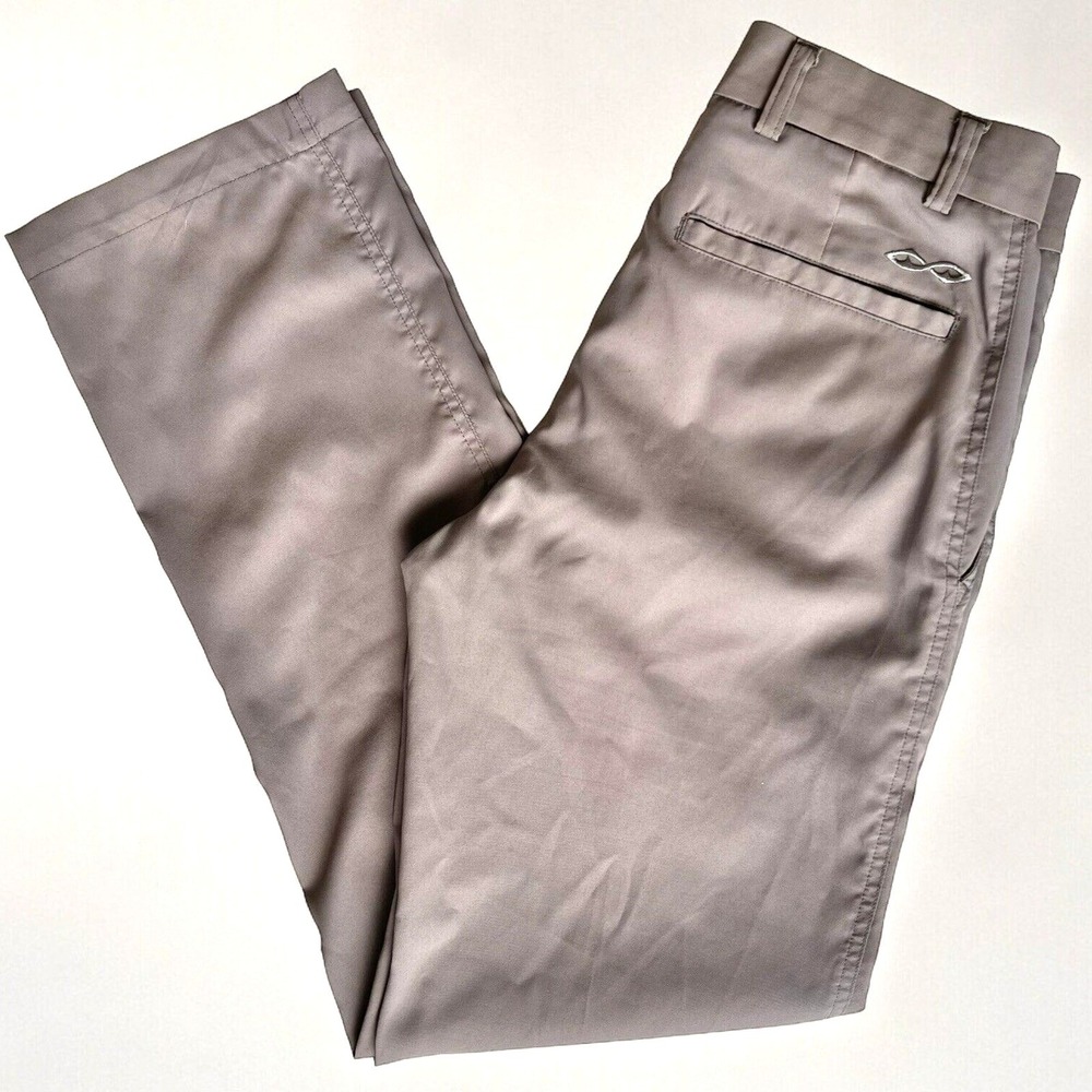 Snake Eyes Golf Pants Men 30x32 Taupe Dry-18 Performance Activewear Country Club
